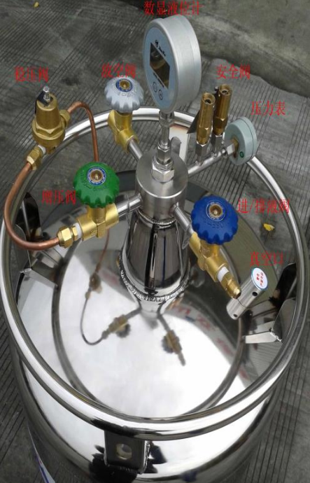 自增壓液氮罐各個(gè)閥門(mén)